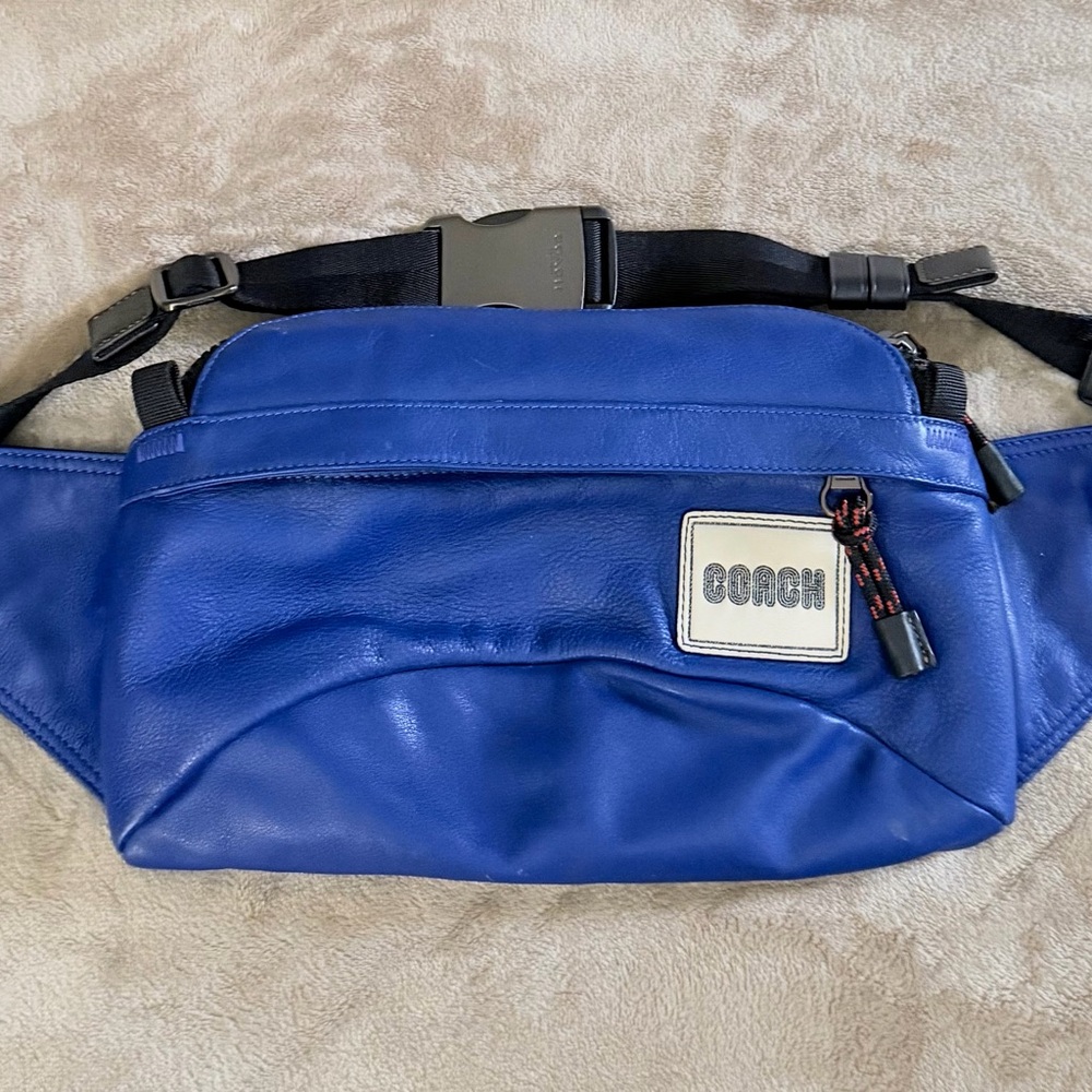 Coach Royal Blue Men's Belt Bag